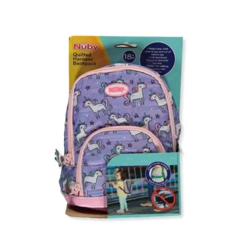 Nuby - Mochila de Arnês Acolchoado, Unicórnio