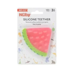 Nuby - Mordedor de frutas de silicone