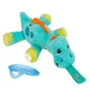 Nuby - Pacifinder de pelúcia Snugleez, Dino