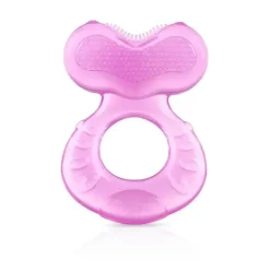Nuby - Passo 1 Mordedor de Silicone Macio, Rosa