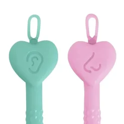 Nuby - 2Pk limpador de orelhas e nariz para bebês com estojo