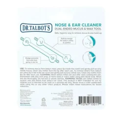Nuby - 2Pk limpador de orelhas e nariz para bebês com estojo