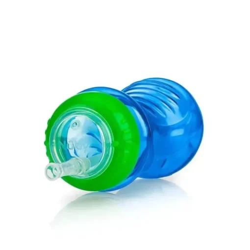 Nuby - 1Pk 10Oz Ns Flexi Straw Cup, cores sortidas