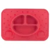 Nuby - Placema de alimentação seccionado de silicone, cores sortidas