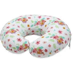 Nuby - Pod de apoio do Dr. Talbot Almofada de apoio para amamentação e alimentação infantil | Floral Brilhante