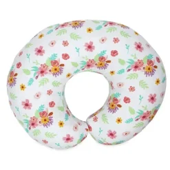Nuby - Pod de apoio do Dr. Talbot Almofada de apoio para amamentação e alimentação infantil | Floral Brilhante
