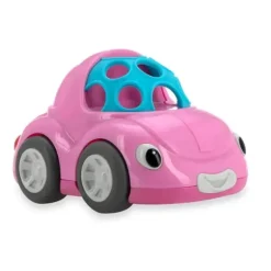 Nuby - Rattle Pals, carro rosa