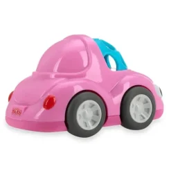 Nuby - Rattle Pals, carro rosa