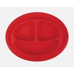Nuby - Tapete de alimentação de silicone seccionado ovular