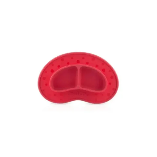 Nuby - Tapete de alimentação de silicone seccionado, cores sortidas