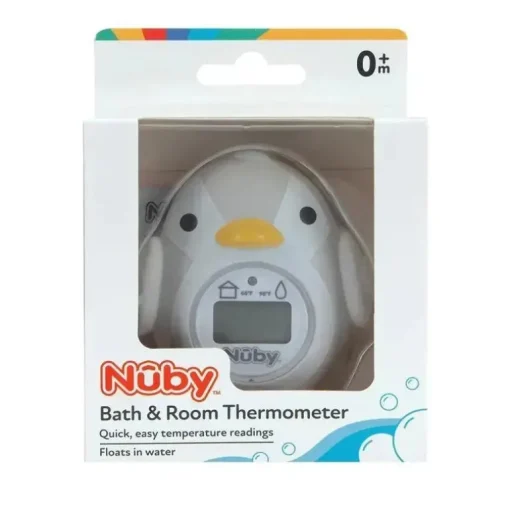 Nuby - Termômetro de banho para bebês pinguim