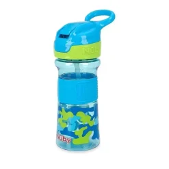 Nuby - Thirsty Kids 12 Oz Flip-It Reflex Refletor Copo Bico Macio, Azul