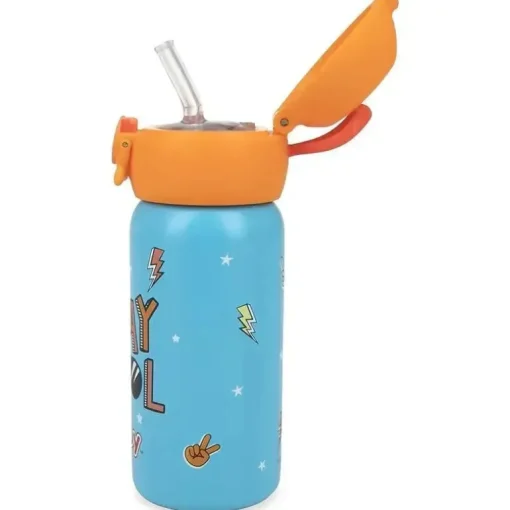 Nuby - Thirsty Kids Aço Inoxidável Flip It Active