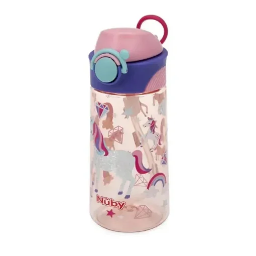 Nuby - Thirsty Kids Flip It Bolt, Unicórnio