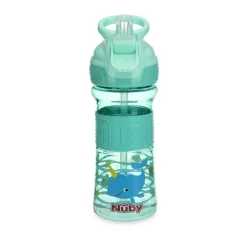 Nuby - Thirsty Kids Flip It Reflex, Aqua