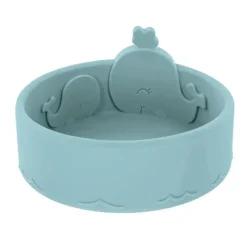 Nuby - Tigela de Alimentação de Baleias em Silicone - Azul