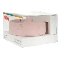 Nuby - Tigela de silicone para alimentação de bebê baleia - Pink Blush