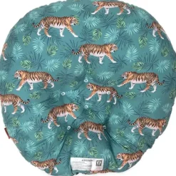 Nuby - Travesseiro espreguiçadeira e travesseiro de amamentação com estampa de tigre do Dr. Talbot