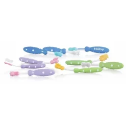 Nuby Luv 'N Care 3M+ Oral 3 Stage System, as cores podem variar