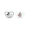Nuk - 2 unidades de chupeta Disney Space Mickey Mouse, 0/6M
