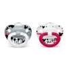 NUK - 2 unidades de chupetas ortodônticas Mickey/Minnie Mouse, 6/18M