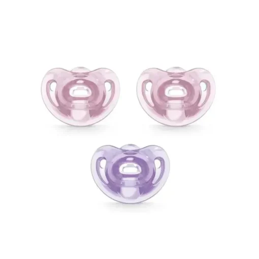 Nuk - Chupeta Comfy Duet, Tamanho 1, Menina, 2Pk