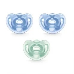 NUK - Chupeta Sensível, Tamanho 1, 3Pack Ast