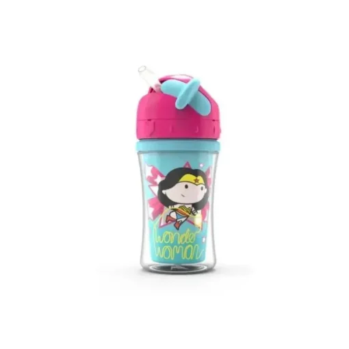 Nuk - Copa Liga da Justiça Palha 9 Oz 1 Pk, Garota