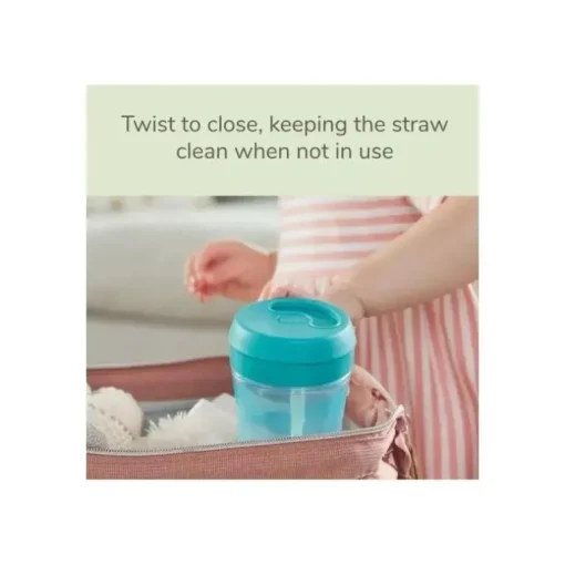 NUK - copo EasyStraw de 10 onças, azul-petróleo
