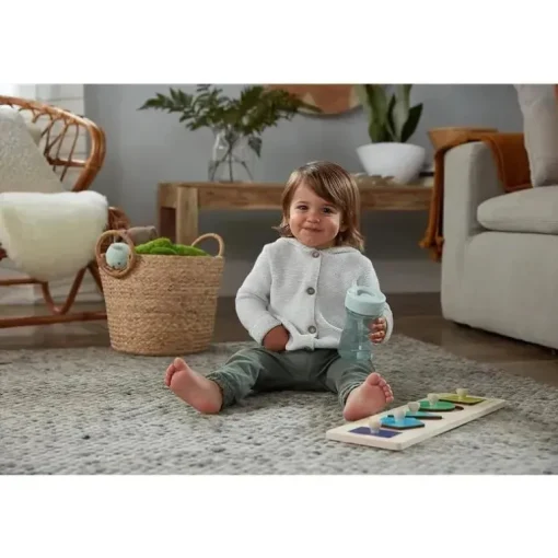 Nuk - for Nature Copo de palha com peso Everlast, sem BPA, copo com canudinho à prova de derramamento