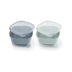 NUK - For Nature 2Pk Tigela e Tampa com Sucção