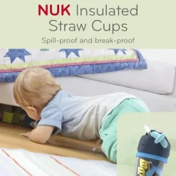 Nuk - Garoto Liga da Justiça Isolado Copo de Canudo, 9 Oz