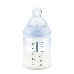 Nuk - Garrafa para bebê menino de 5 onças e 3 unidades com fluxo suave