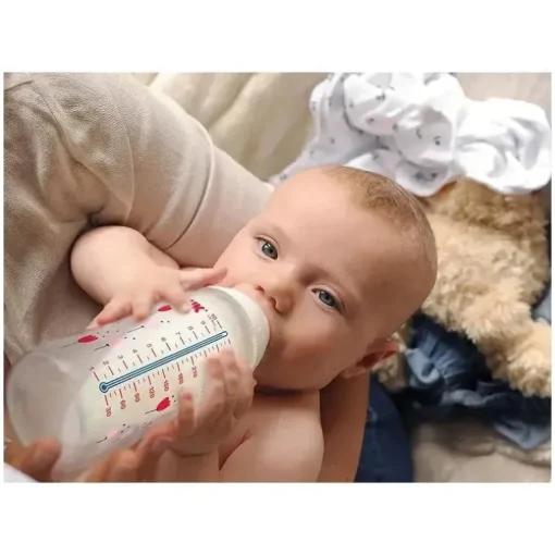 Nuk - Garrafa para bebê menino de 5 onças e 3 unidades com fluxo suave