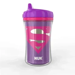Nuk - Liga da Justiça Isolado Bico Duro Sippy Cup 9 Oz 2 Pk, Garota