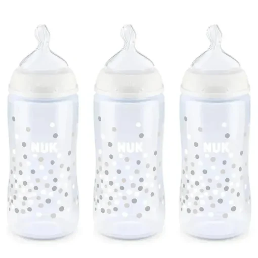 Nuk - Mamadeira anti-cólica Smooth Flow 2Pk com SafeTemp