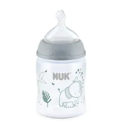 Nuk - mamadeira anti-cólica de fluxo suave de 5 onças, elefante