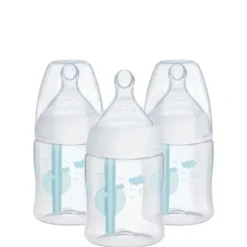 Nuk - mamadeira anticólica Smooth Flow Pro, 5 onças, 3 unidades