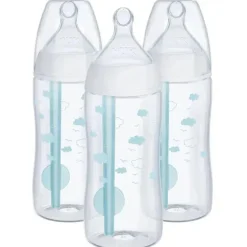 Nuk - mamadeira anticólica Smooth Flow Pro, 10 onças, 3 unidades