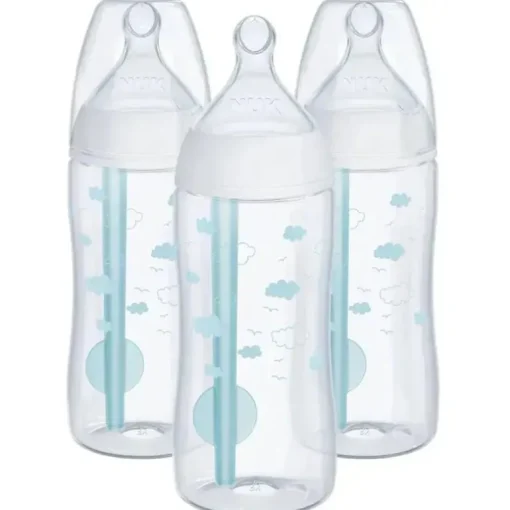 Nuk - mamadeira anticólica Smooth Flow Pro, 10 onças, 3 unidades