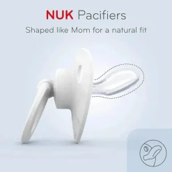 Nuk - Mamadeiras Simply Natural com conjunto de presente SafeTemp, rosa, 4 mamadeiras, 3 chupetas e 2 bicos de mamadeira de reposição