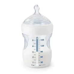 Nuk - Mamadeiras Simply Natural com conjunto de presente SafeTemp, rosa, 4 mamadeiras, 3 chupetas e 2 bicos de mamadeira de reposição