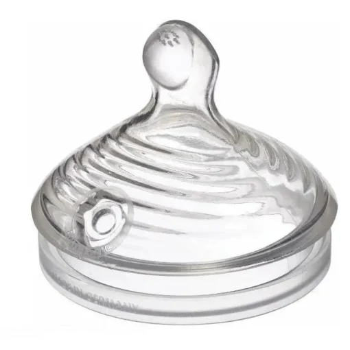 Nuk - mamilo de fluxo rápido simplesmente natural 2Pk