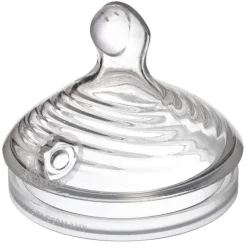 Nuk - Mamilos para garrafa de fluxo lento simplesmente naturais, pacote com 2