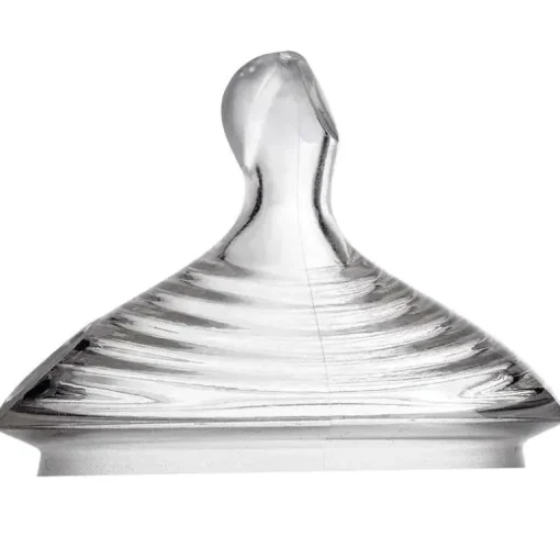 Nuk - Mamilos para garrafa de fluxo lento simplesmente naturais, pacote com 2