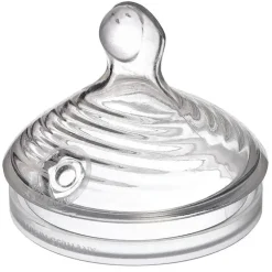 Nuk - Mamilos para garrafa de fluxo lento simplesmente naturais, pacote com 2