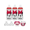 Nuk - Pacote de conjunto de mamadeira e chupeta Minnie Mouse para recém-nascidos