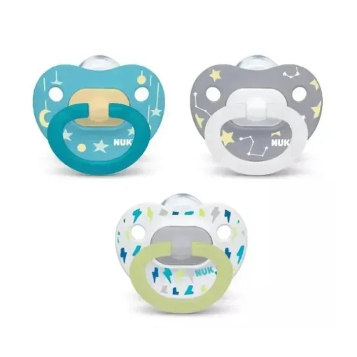 NUK - 3Pk Classic Pacifier Value Pack, 6/18M