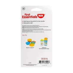 Nuk - 4Pk First Essentials Colher Infantil Soft Bite, Ponta de Silicone