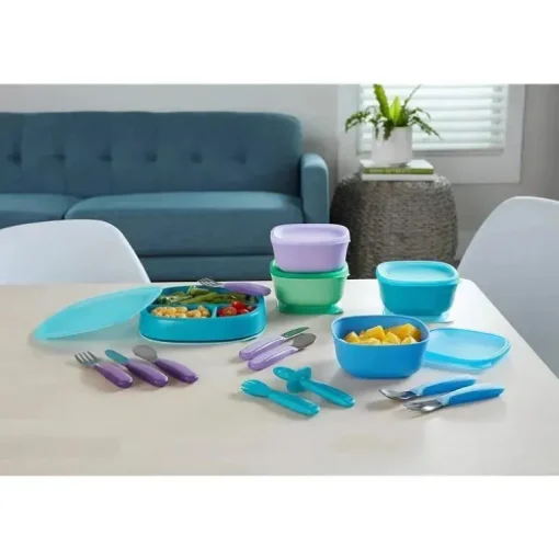 Nuk - placas de sucção e tampa, cores sortidas, pacote com 2, mais de 6 meses, azul e verde